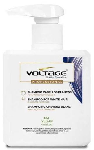 Voltage Cosmetics Therapy Ultra Violet Cabello Blanco 2 En 1 Champú-Mascarilla