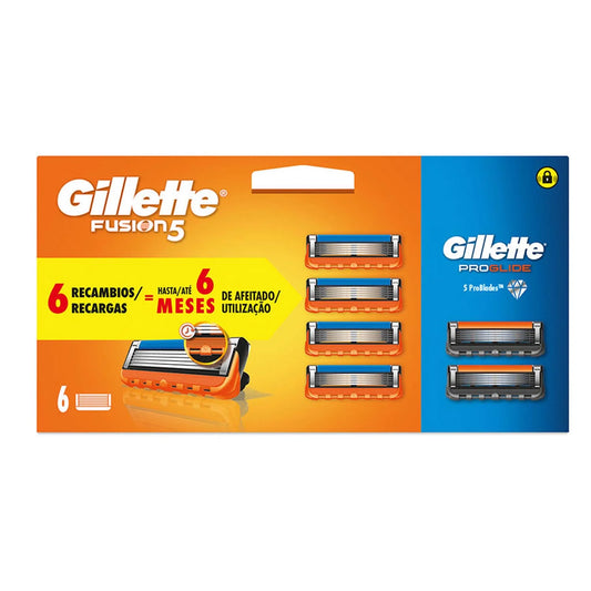 Cargador Gillette Fusion 5 (4 piezas) y Proglide (2 piezas)