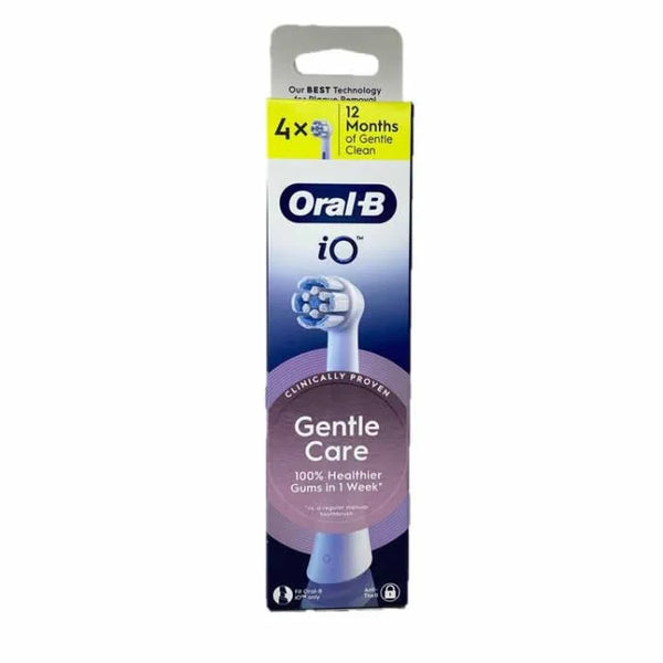 Oral-B iO Gentle Care White Replacement Heads 4 Pack