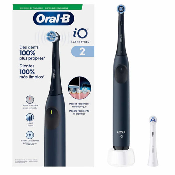 Oral-B iO 2 Lab Electric Toothbrush, Navy Blue