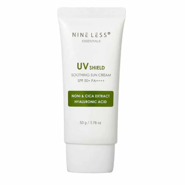 Crema solar calmante Nine Less Essentials UV Shield FPS 50+ 50 g