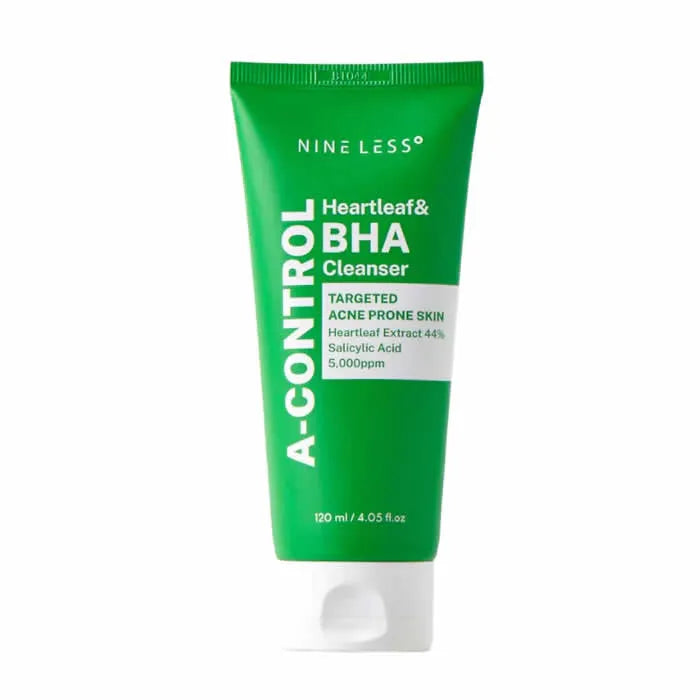 Nine Less A-Control Heartleaf & BHA Cleanser 120ml