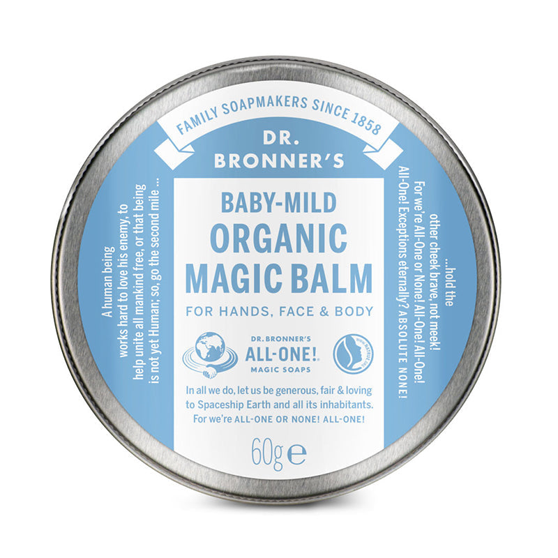 Dr Bronner's Bálsamo Biológico Suave-Bebé (Sem aroma) 60 g