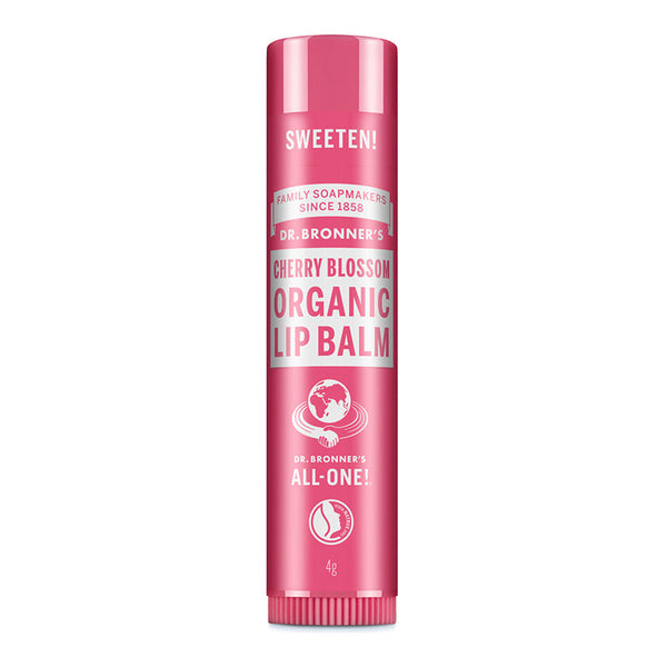 Bálsamo labial orgánico de flor de cerezo del Dr. Bronner's 4 g
