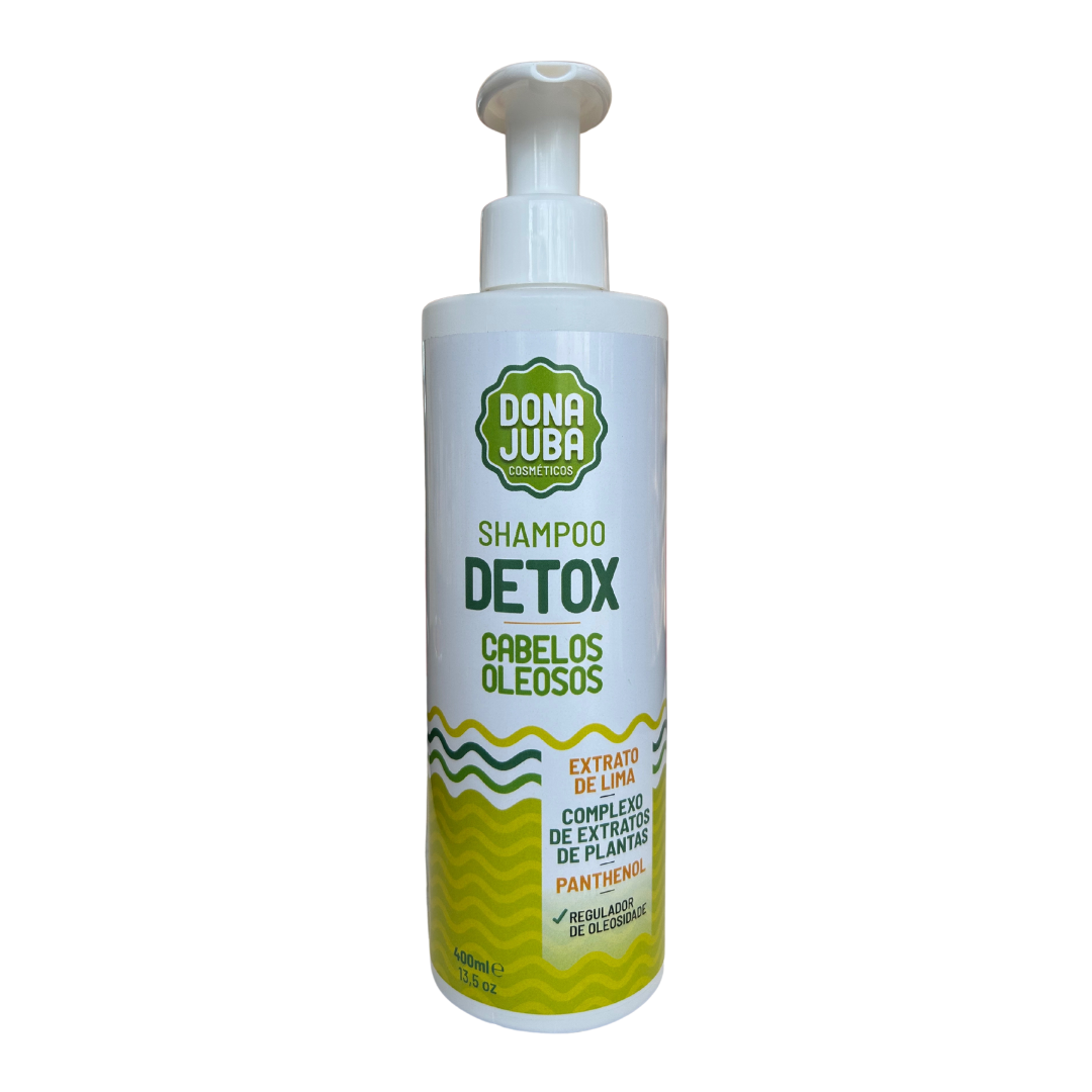 Detox Shampoo Cabelos Oleosos Dona Juba 400ml