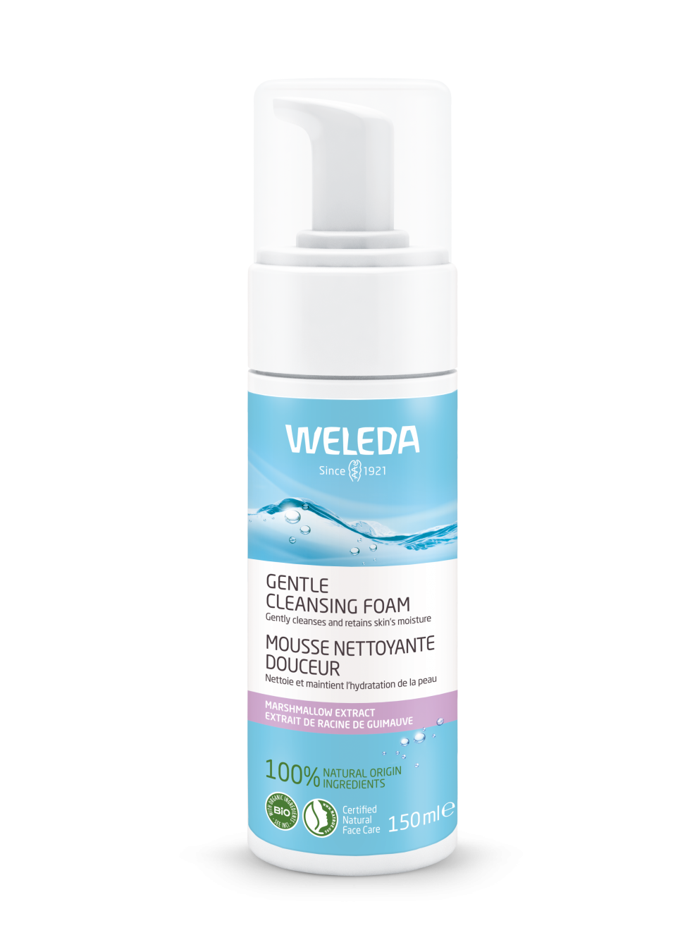 espuma de limpeza suave 150ml