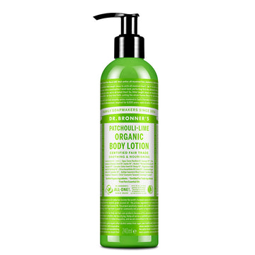 Loción biológica de pachulí y lima del Dr. Bronner 240 ml