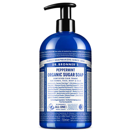 Dr. Bronner’s Sabonete de Açúcar Biológico Hortelã-Pimenta 710 ml