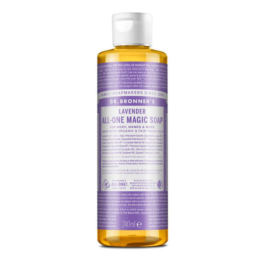 Jabón líquido de lavanda Dr. Bronner's 240 ml