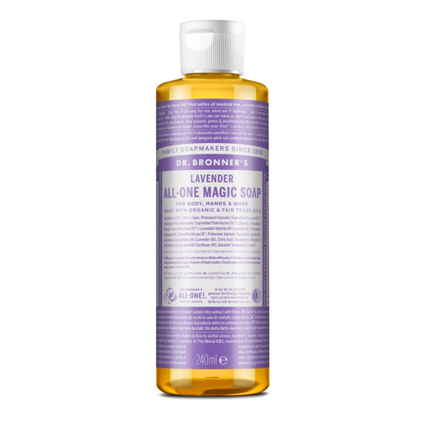 Jabón líquido de lavanda Dr. Bronner's 240 ml