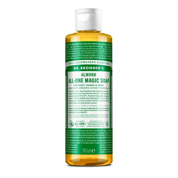 Dr Bronner's Sabonete Líquido Amêndoa 240ml