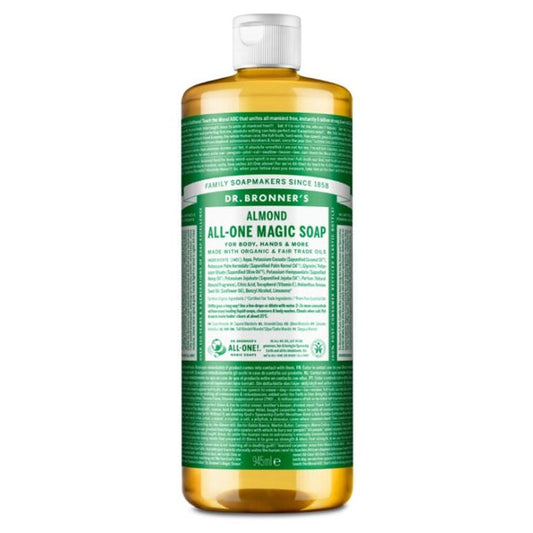 Jabón líquido de almendras Dr. Bronner's 945 ml
