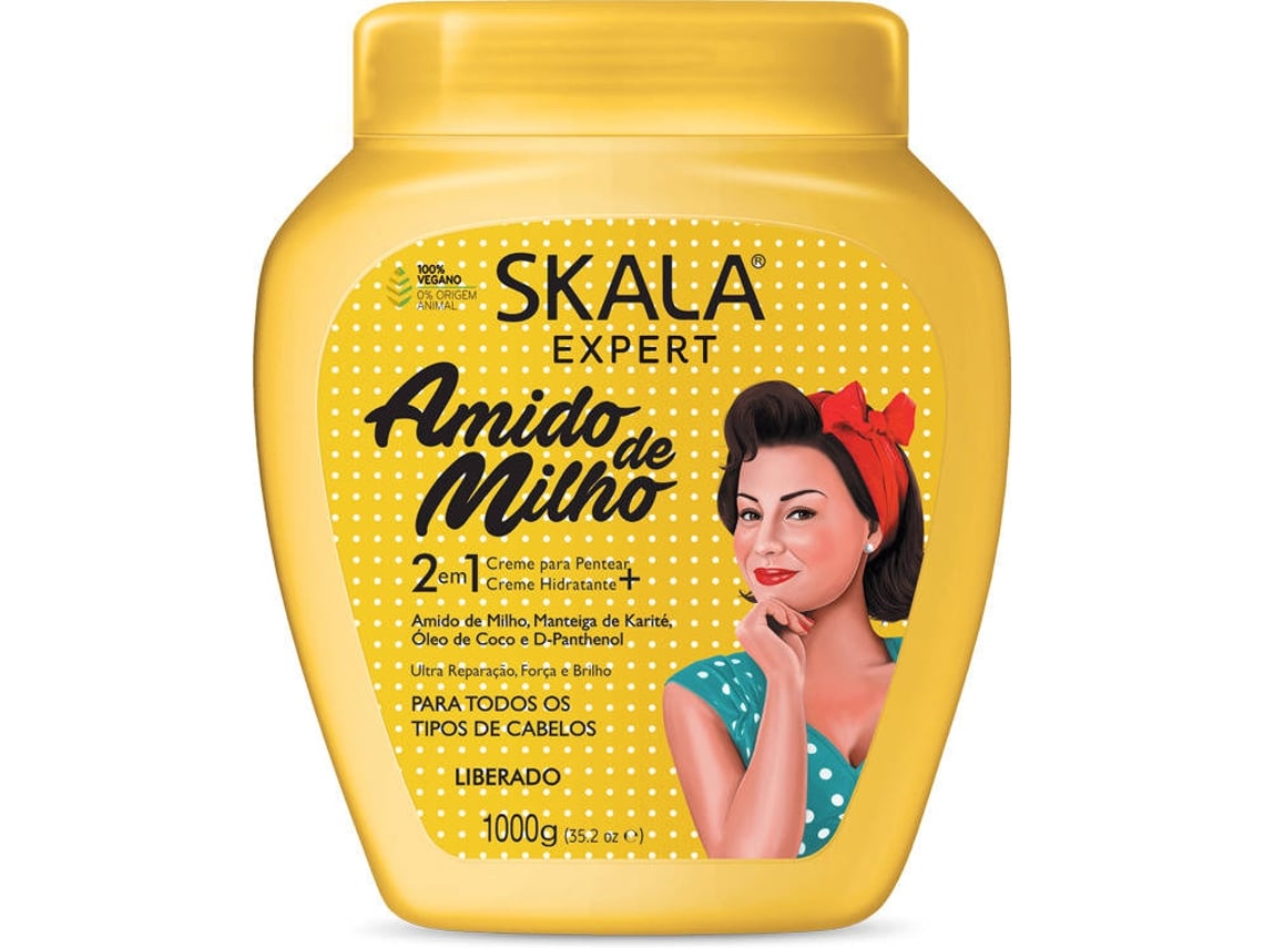 Skala Creme Condicionador Amido de Milho 2 em 1 1kg