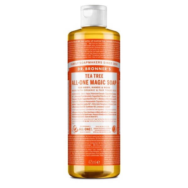 Jabón líquido de árbol de té Dr. Bronner's 475 ml