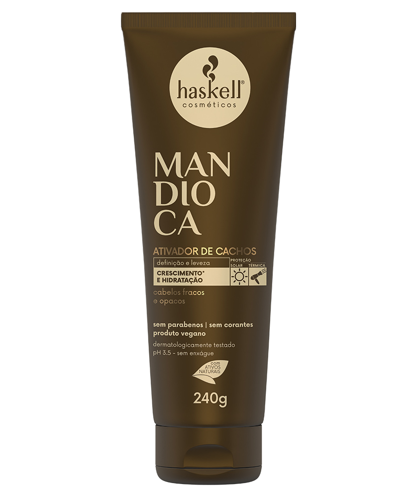 Activador de rizos Haskell con sabor a yuca 240 g