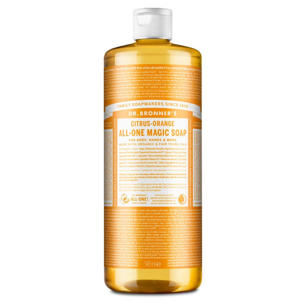 Dr Bronner's Jabón Líquido Cítricos 945ml C/REGALO