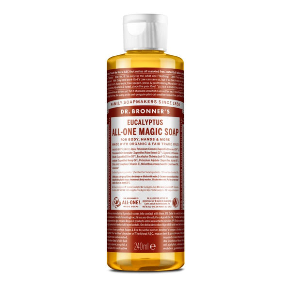 Jabón líquido de eucalipto Dr. Bronner's 240 ml