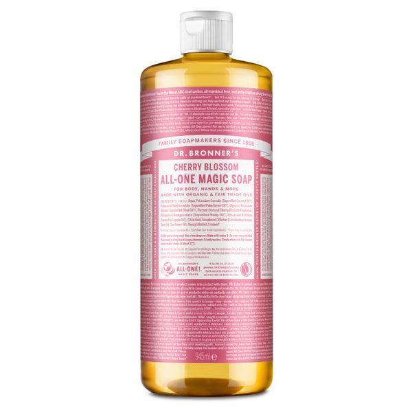 Dr. Bronner's Cherry Blossom Liquid Soap 945ml WITH OFFER
