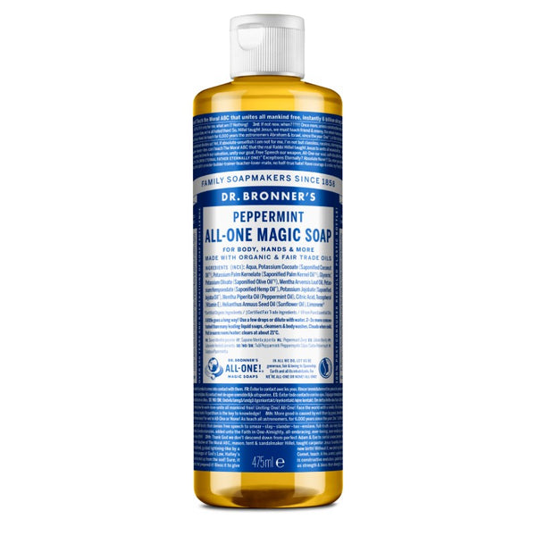 Jabón líquido de menta Dr. Bronner's 475 ml