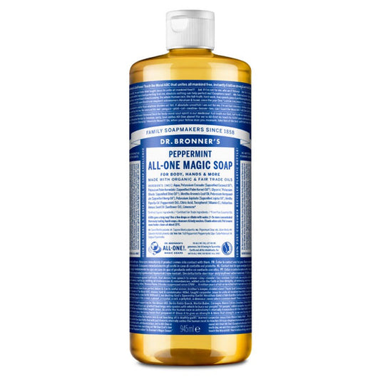Dr Bronner's Sabonete Líquido Hortelã-Pimenta 945ml