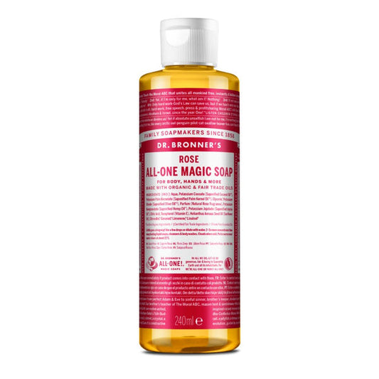 Jabón líquido rosa Dr. Bronner's 240 ml