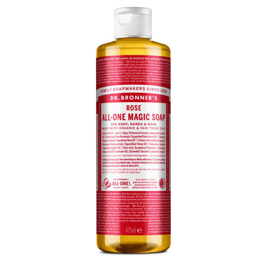 Jabón líquido rosa Dr. Bronner's 475 ml