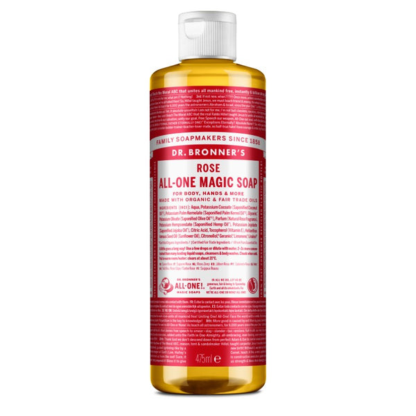 Jabón líquido rosa Dr. Bronner's 475 ml