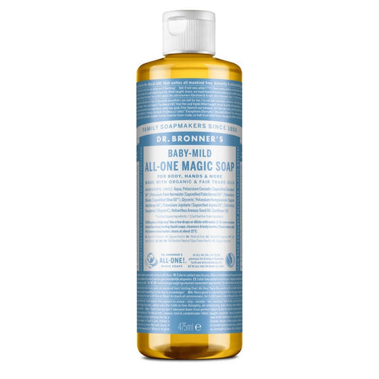 Dr Bronner's Sabonete Líquido Bebé Sem Aroma 475ml